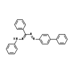 structure of CAS# 21520-85-4, (E)-1-(4-Biphenylyl)-2-[(E)-Phenyl(Phenylhydrazono)Methyl]Diazene;3,5-Diphenyl-1-(4-biphenylyl)formazan