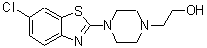 CAS#: 215434-50-7， 2-[4-(6-Chloro-1,3-Benzothiazol-2-Yl)-1-Piperazinyl]Ethanol