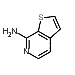 structure of CAS# 215454-72-1, Thieno[2,3-c]Pyridin-7-Amine;Thieno[2,3-c]pyridin-7-amine