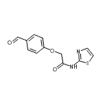 CAS#: 215503-93-8， 2-(4-Formylphenoxy)-N-Thiazol-2-Yl-Acetamide