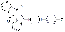 CAS#: 21569-29-9， 2-[2-[4-(4-Chlorophenyl)-1-Piperazinyl]Ethyl]-2-Phenyl-1,3-Indanedione