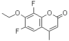 CAS#: 215868-24-9， 7-Ethoxy-6,8-Difluoro-4-Methyl-2H-Chromen-2-One