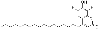 CAS#: 215868-47-6， 6,8-Difluoro-4-Heptadecyl-7-Hydroxy-2H-Chromen-2-One