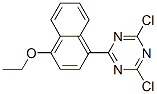 结构式 CAS# 21614-17-5, 2,4-二氯-6-(4-乙氧基-1-萘基)-S-三嗪