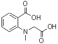 结构式 CAS# 21716-67-6, 2-[(羧甲基)(甲基)氨基]苯甲酸