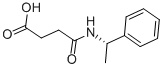 structure of CAS# 21752-34-1, (S)-(-)-N-(1-Phenylethyl)Succinamic Acid;4-Keto-4-[[(1S)-1-Phenylethyl]Amino]Butyric Acid;461431_Aldrich;(S)-4-Oxo-4-((1-Phenylethyl)Amino)Butyric Acid