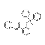 CAS#: 21868-83-7， 2-(2-Hydroxy-2,2-Diphenylethyl)-N-Phenylbenzamide