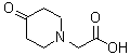 structure of CAS# 218772-96-4, (4-Oxo-1-Piperidinyl)Acetic Acid;(4-Oxo-piperidin-1-yl)-acetic acid;(4-Oxopiperidin-1-yl)aceticacidhydrochloride;1-PIPERIDINEACETICACID, 4-OXO-
