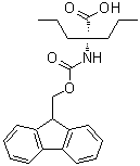 结构式 CAS# 218926-47-7, N-[(9H-芴-9-基甲氧基)羰基]-2-丙基正缬氨酸
