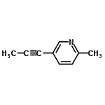 CAS#: 219480-95-2， 2-Methyl-5-(1-Propyn-1-Yl)Pyridine