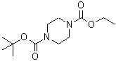 结构式 CAS# 219509-82-7, 4-叔丁基 1-乙基哌嗪-1,4-二羧酸酯