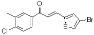 CAS#: 219619-24-6， (2E)-3-(4-Bromo-2-Thienyl)-1-(4-Chloro-3-Methylphenyl)-2-Propen-1-One