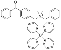 CAS#: 219733-07-0， N-(4-[Benzoyl]Benzyl)-N-Benzyl-N,N-Dimethyl Ammonium Tetraphenylborate