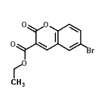 structure of CAS# 2199-90-8, Ethyl 6-Bromo-2-Oxo-2H-Chromene-3-Carboxylate;ethyl 6-bromo-2-oxochromene-3-carboxylate;Ethyl 6-Bromocoumarin-3-carboxylate;MFCD00124584