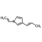CAS#: 219910-49-3， 3-[(1E)-1-Propen-1-Yl]-1-Vinyl-1H-Pyrrole