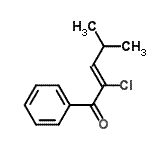 CAS#: 220103-89-9， (2Z)-2-Chloro-4-Methyl-1-Phenyl-2-Penten-1-One