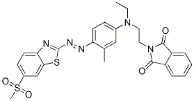 CAS#: 2203-01-2， 2-[2-[Ethyl-[3-Methyl-4-[(6-Methylsulfonyl-1,3-Benzothiazol-2-Yl)Diazenyl]Phenyl]Amino]Ethyl]Isoindole-1,3-Dione