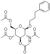 CAS#: 220341-05-9， 3-Phenylpropyl 2-Acetamido-3,4,6-Tri-O-Acetyl-2-Deoxy-beta-D-Glucopyranoside
