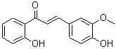 结构式 CAS# 220430-82-0, (2E)-3-(4-羟基-3-甲氧基苯基)-1-(2-羟基苯基)-2-丙烯-1-酮