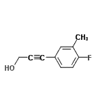 CAS#: 220708-01-0， 3-(4-Fluoro-3-Methylphenyl)-2-Propyn-1-Ol