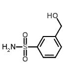 structure of CAS# 220798-42-5, 3-(Hydroxymethyl)Benzenesulfonamide;3-(hydroxymethyl)benzenesulfonamide;BENZENESULFONAMIDE,3-(HYDROXYMETHYL)-