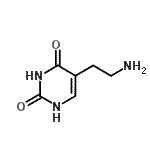 结构式 CAS# 221170-25-8, 5-(2-氨基乙基)-2,4(1H,3H)-嘧啶二酮