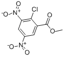 structure of CAS# 2213-79-8, 2-Chloro-3,5-Dinitro-Benzoic Acid Methyl Ester;Methyl 2-Chloro-3,5-Dinitro-Benzoate;2-Chloro-3,5-Dinitrobenzoic Acid Methyl Ester;2-Chloro-3,5-Dinitro-Benzoic Acid Methyl Ester