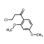 CAS#: 22174-32-9， 3-Chloro-1-(2,4-Dimethoxyphenyl)-1-Propanone