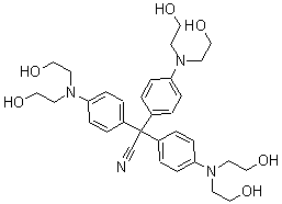 CAS#: 22254-88-2， 4-[Bis(2-Hydroxyethyl)Amino]-alpha,alpha-Bis[4-[Bis(2-Hydroxyethyl)Amino]Phenyl]Benzeneacetonitrile