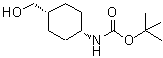 结构式 CAS# 223131-01-9, [顺式-4-(羟基甲基)环己基]氨基甲酸叔丁酯