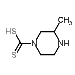 CAS#: 22316-97-8， 3-Methyl-1-Piperazinecarbodithioic Acid