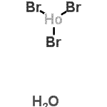 structure of CAS# 223911-98-6, Tribromoholmium Hydrate (1:1);HOLMIUM BROMIDE(HOBR3), HYDRATE (9CI);Holmium(III) bromide hydrate;575232_ALDRICH