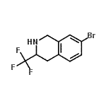 CAS 登录号：223916-04-9， 7-溴-3-(三氟甲基)-1,2,3,4-四氢异喹啉