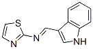 CAS#: 22394-38-3， 3-[N-(2-Thiazolyl)Formimidoyl]-1H-Indole