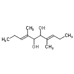 CAS 登录号：22427-95-8， (3E,7E)-4,7-二甲基-3,7-癸二烯-5,6-二醇