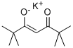 structure of CAS# 22441-14-1, 2,2,6,6-Tetramethyl-3,5-Heptanedionato Potassium