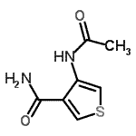 CAS#: 224449-47-2， 4-Acetamido-3-Thiophenecarboxamide