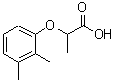 结构式 CAS# 22504-84-3, 2-(2,3-二甲基苯氧基)丙酸