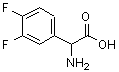 structure of CAS# 225641-94-1, Amino(3,4-Difluorophenyl)Acetic Acid;3,4-Difluoro-DL-phenylglycine 98%;Amino(3,4<wbr>-difluoro<wbr>phenyl)ac<wbr>etic acid<wbr>, 2-Amino<wbr>-2-(3,4-d<wbr>ifluoroph<wbr>enyl)etha<wbr>noic acid;MFCD06246973