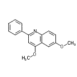 CAS#: 22680-65-5， 4,6-Dimethoxy-2-Phenylquinoline