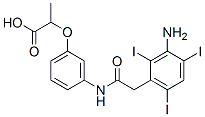 CAS#: 22708-54-9， 2-[3-[[2-(3-Amino-2,4,6-Triiodo-Phenyl)Acetyl]Amino]Phenoxy]Propanoic Acid