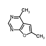 CAS#: 22727-37-3， 4,6-Dimethylfuro[2,3-d]Pyrimidine
