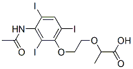 CAS 登录号：22730-89-8， 2-[2-(3-乙酰氨基-2,4,6-三碘-苯氧基)乙氧基]丙酸