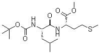 CAS#: 2280-69-5， Methyl N-{[(2-methyl-2-propanyl)oxy]carbonyl}-L-leucyl-L-methioninate
