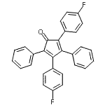 CAS#: 22818-67-3， 2,4-Bis(4-Fluorophenyl)-3,5-Diphenyl-2,4-Cyclopentadien-1-One