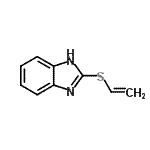 CAS 登录号：22821-00-7， 2-(乙烯基硫基)-1H-苯并咪唑