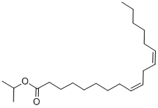structure of CAS# 22882-95-7, Isopropyl Linoleate;Isopropyl (9Z,12Z)-Octadeca-9,12-Dienoate;(9Z,12Z)-Octadeca-9,12-Dienoic Acid Isopropyl Ester;1-Methylethyl-9,12-Octadecadienoate