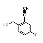 CAS 登录号：229028-02-8， (2-乙炔基-4-氟苯基)甲醇
