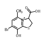 CAS#: 22989-29-3， 7-Bromo-3-Carboxy-8-Hydroxy-5-Methyl-2,3-Dihydro[1,3]Thiazolo[3,2-a]Pyridin-4-Ium