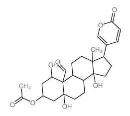 CAS#: 23044-72-6， 3beta-(Acetyloxy)-1beta,5,14-Trihydroxy-19-Oxo-5beta-Bufa-20,22-Dienolide